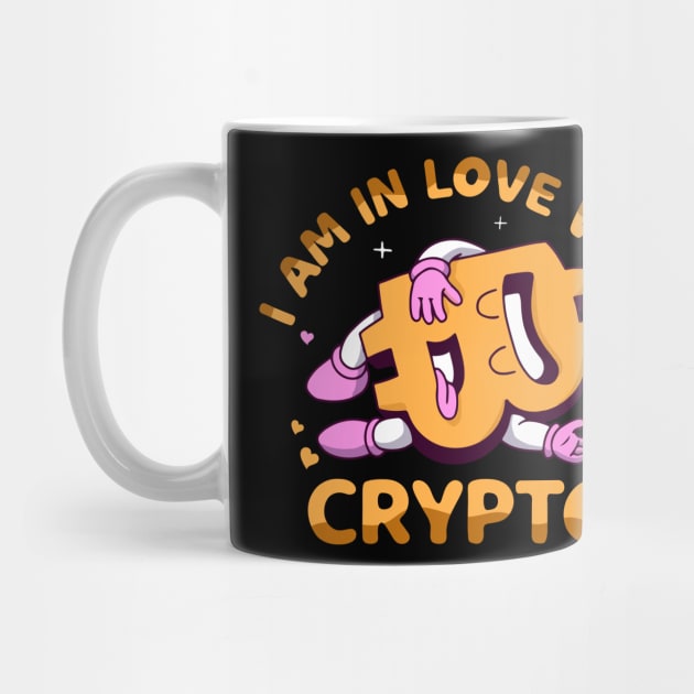 I'm In Love With Crypto Funny Crypto Trader Valentine Gift by BadDesignCo